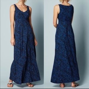 Blue Boden Jersey Maxi dress, size 8